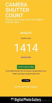 Nikon d3400 s bluetooth - VR objektiv 18-105 AF 1 tis. cvak. - 17