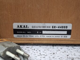 AKAI GX-4400D / GLASS X'TAL FERRITE HEAD / THREE HEAD - 17