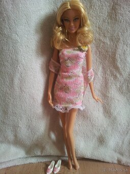Zberatelska Barbie Basics , svadobne saty pre Barbie - 17