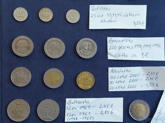 Zbierka mincí - Ázia, Afrika, Indonézia, Latinská Ame (dopl) - 17