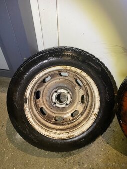 Plech disky 4x108 15” + zimne gumy 185/65R15 Peugeot Citroën - 17