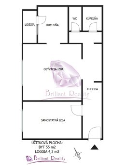 Na predaj 2-izbový byt v centre mesta Senec - 17