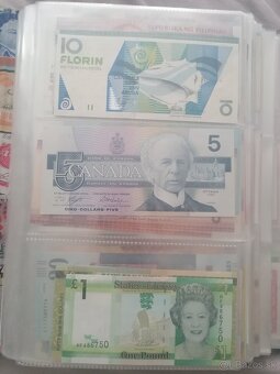 Veľká zbierka bankoviek zo sveta ako celok (hodnota 3.800€+) - 17