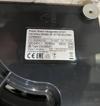Kuchynský robot Bosch mum48a1/08 600W - 17