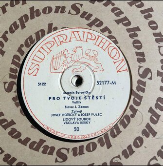 STAROŽITNÉ ORIGINÁLNE GRAMOFÓNOVÉ DOSKY - 17