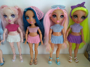 na bábiky Rainbow high top sukňa šaty oblečenie Barbie - 17
