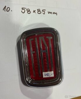 Nápisy Abarth, Fiat - 17