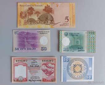 Zbierka bankoviek po 2 a 3 EUR - rôzne svetové - 17