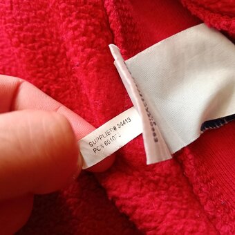 Polo Ralph Lauren červená mikina na zips s kapucňou M - 17