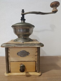 Starý mlýnek na kávu zn. Leinbrock Ideál se štítkom - 17