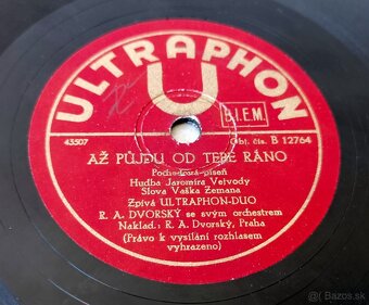 R. A. Dvorský a jeho orchestr, 4 staré šelakové gramodesky - 17