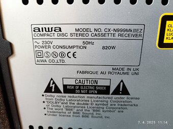 AIWA NSX-999 Mk.II...plne funkčná+orig.diaľkové - 17