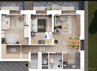 NOVOSTAVBA BYTU A 4-3, ŠEMŠA, KOŠICE OKOLIE - 17