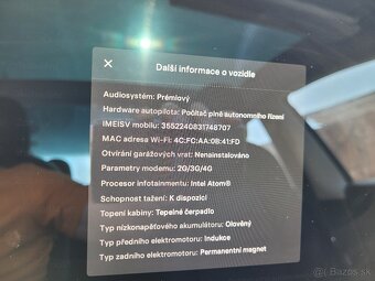 Predám elektro auto TESLA model 3 dual motor, model 2021 - 17