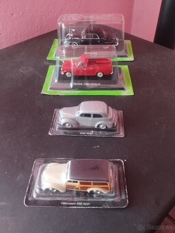 Modely autička kovové mierka 1:43 zbierka 72 ks - 17