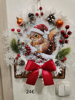 Perníčkové Vianoce ,obliečky ,vence na dvere NOVE - 17