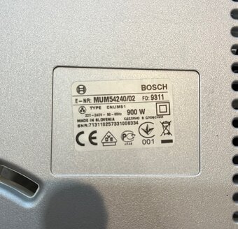 Bosch MUM 54240 900W kuchynský robot - 17