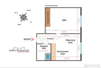 "REZERVOVANÉ" 1-IZB.BYT, UL. VOLGOGRADSKÁ, 39 M2, 7/7P - 17