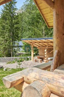 Predaj 4 izbový zrub pri lese, 7,5á pozemok, Nízke Tatry, EX - 17