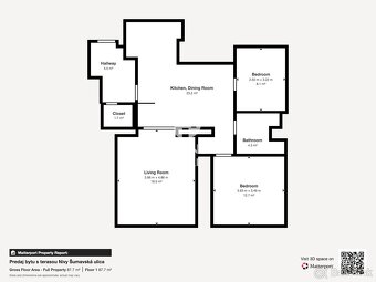 Predaj veľmi pekného a tichého bytu s príjemnou terasou NIVY - 17