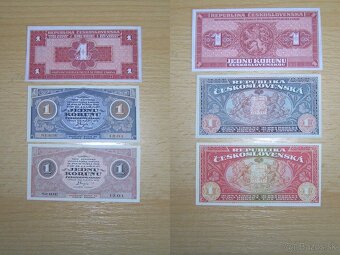 RU,ČSSR , ČSR- nevydanné bankovky , návrhy oboustranná kopie - 17