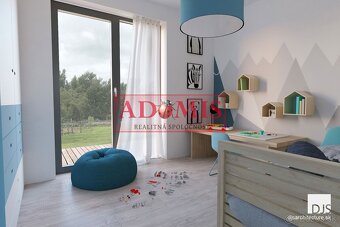 ADOMIS - predám 4-izb. bungalov dokončen, 140m2, obecná voda - 17