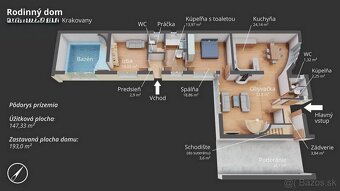 VÝHODNÁ CENA 5i RD, sauna, fitnes, možnosť bývania aj podn - 17