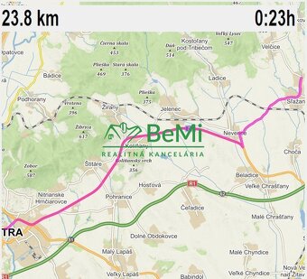 Pozemok v obci Sľažany 3 595 m2 intravilán ID 558-14-MIG - 17