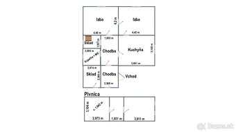 ZNÍŽENÁ CENA➔Rodinný dom s potenciálom v obci Záhorce - 17