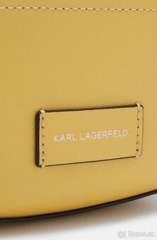 Karl Lagerfeld circle kabelka horčicová kožená - 17