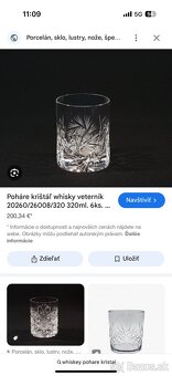 Poháre na whisky (nepoužité - zberateľská kvalita) - 17