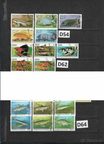 Filatelia - Poštové známky na predaj 8 - Ryby, Motýle a Hmyz - 17