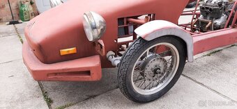 Predám rám z Velorexu, motor Yamaha XS 400 - 17