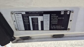 Prodám SCANIA R450 N323 NGS TOP LINE EURO 6 - 17