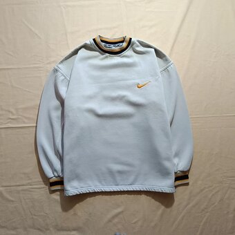 Vintage 90s NIKE Service béžová mikina bez kapucne XL - 17