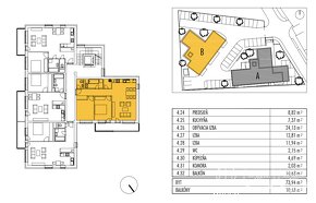 BOSEN | Zariadený 3 izb. byt v rezidenčnom komplexe Topas, R - 17