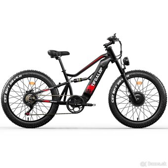 Výkonný ebike Tifgalop 2x750W,21Ah,65km/h,100km,36kg,nový - 17