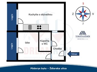 Predaj 1,5-izbového bytu s dvoma lodžiami na Ždiarskej ulici - 17