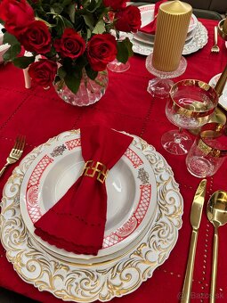 Nádherná retro obedová súprava ako nová - 17