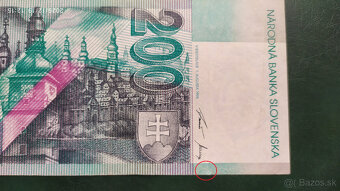 Bankovky 200 Sk s. E 1995, 1999 a 2002 - 17