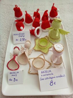 Háčkované vianočné ozdoby - 17