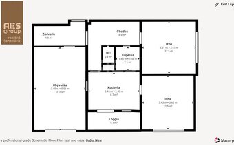 PREDAJ: 3 izbový byt s loggiou, Školská ul., Stupava - 17