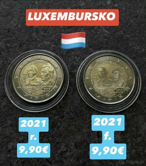 Luxembursko - 2 eurové mince - 17