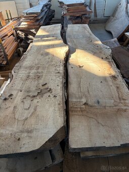 Vysušené orechové fošne, orech, 52 a 60 mm - 17