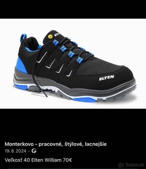 Veľkosť 40, MIX, pracovné topánky, TOP - 17