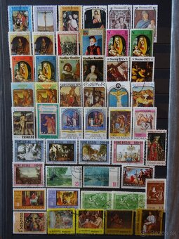 Pekná zbierka známok UMENIE 2 - 17