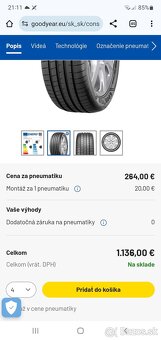 Goodyear asymmetric 3 eagle f1 245/50 r20 letne pneumatiky - 17