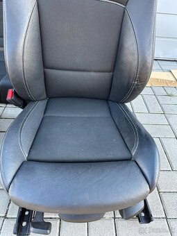 Sedačky bmw f25 x3 kompletne polokožené sedadla - 17