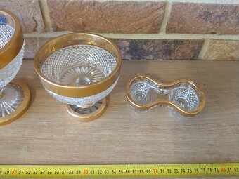 kryštál, sklo,  žardiniéra, misa - 17