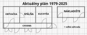 ❗ZNÍŽENÁ CENA - 79 990€❗Na predaj starý 2 izbový rodinný dom - 17